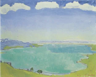 Genfersee von Caux aus